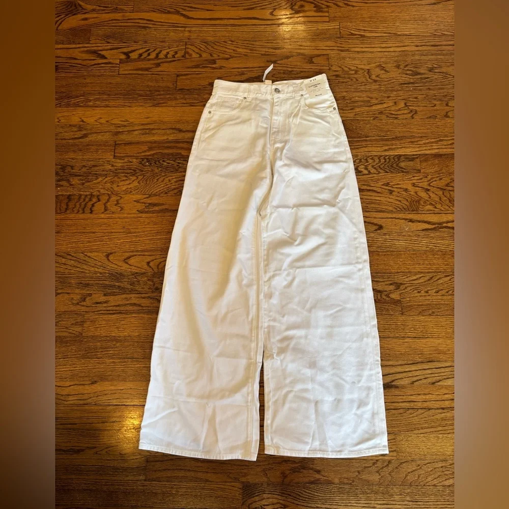 Madewell Superwide-Leg Jeans: Airy Denim Edition Size 24 NWT - Picture 4 of 7
